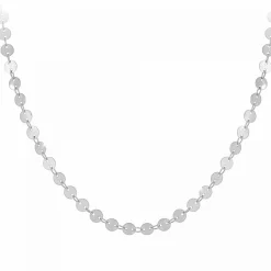 Collier femme Angèle M - B2392-ARGENT Acier Argent