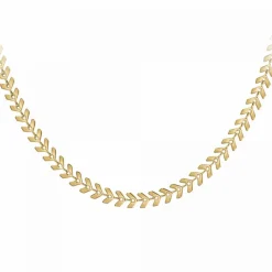 Collier femme Angèle M - B2881-DORE Acier Doré