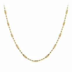 Collier femme Angèle M - B2376-DORE Acier Doré