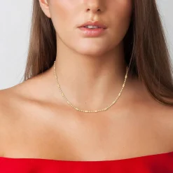 Collier femme Angèle M - B2376-DORE Acier Doré