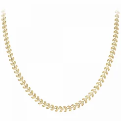 Collier femme Angèle M - B2881-DORE Acier Doré