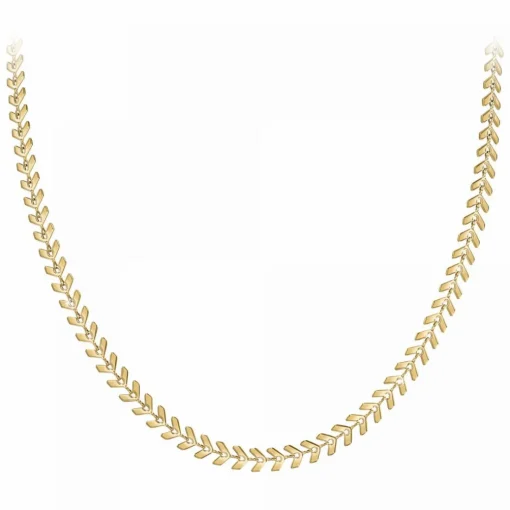 Collier femme Angèle M - B2881-DORE Acier Doré