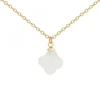 Collier femme Angèle M B2481-BLANC