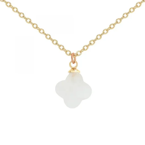 Collier femme Angèle M B2481-BLANC