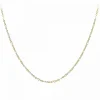 Collier femme Angèle M B2394-BLANC - Acier Doré