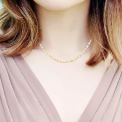 Collier femme Angèle M B2390-DORE - Acier Doré