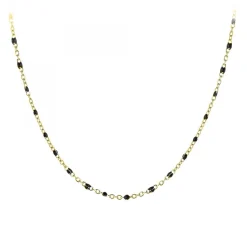Collier femme Angèle M B2394-NOIR