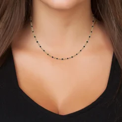 Collier femme Angèle M B2394-NOIR