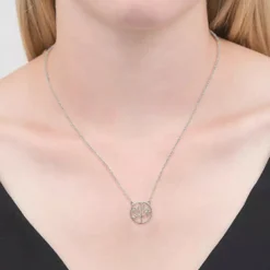 Collier Femme Arbre de vie Argent Maison de la Bijouterie WYZY6545