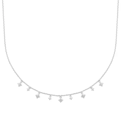 Collier femme argent fantaisie Maison de la Bijouterie VW3W4545