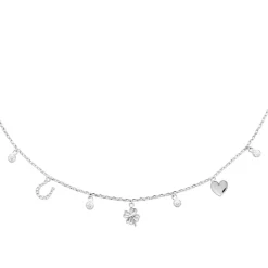 Collier femme argent fantaisie Maison de la Bijouterie VW3UZU45