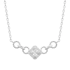 Collier femme argent fantaisie oxydes Maison de la Bijouterie VW3U4445