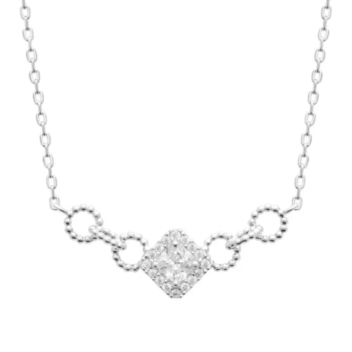 Collier femme argent fantaisie oxydes Maison de la Bijouterie VW3U4445