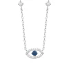 Collier femme argent œil fantaisie Maison de la Bijouterie VW3U5V45