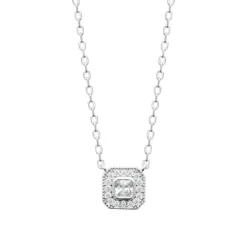 Collier femme argent oxyde de zirconium Maison de la Bijouterie VW36V345