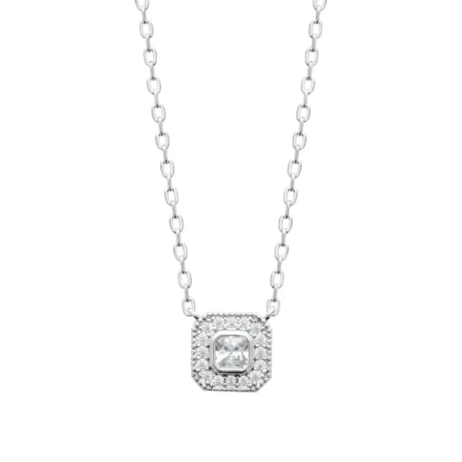 Collier femme argent oxyde de zirconium Maison de la Bijouterie VW36V345