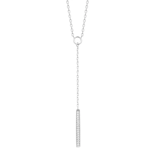Collier femme argent oxyde de zirconium Maison de la Bijouterie VW3UZW45