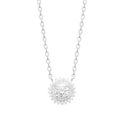 Collier femme argent oxyde de zirconium Maison de la Bijouterie VW3UV045 Argent