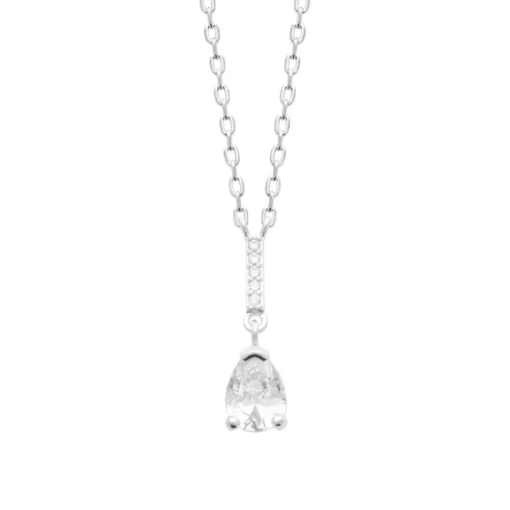 Collier femme argent pendentif goutte Maison de la Bijouterie VW3UWW45