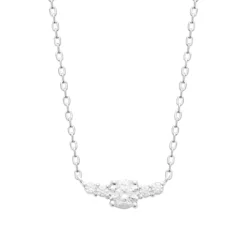 Collier femme argent pendentif fantaisie oxydes Maison de la Bijouterie VW3UW345