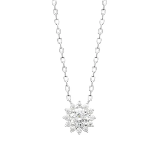 Collier femme argent pendentif oxyde de zirconium Maison de la Bijouterie VW3U6U45