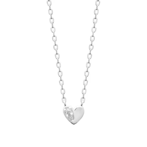 Collier femme argent pendentif oxyde de zirconium Maison de la Bijouterie VW3U5W45