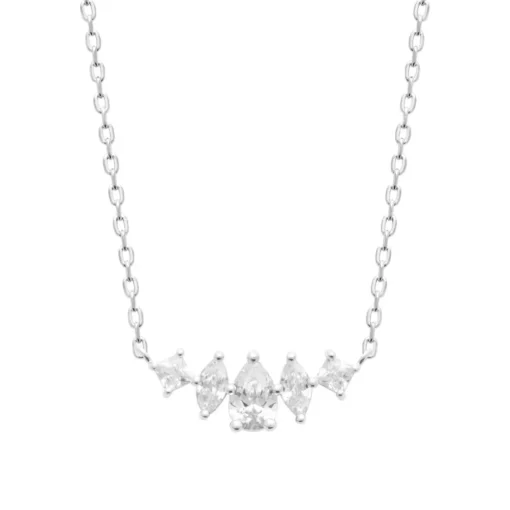 Collier femme argent pendentif fantaisie oxyde Maison de la Bijouterie VW3U4U45