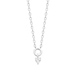 Collier femme argent pendentif oxyde de zirconium Maison de la Bijouterie VW3VU345