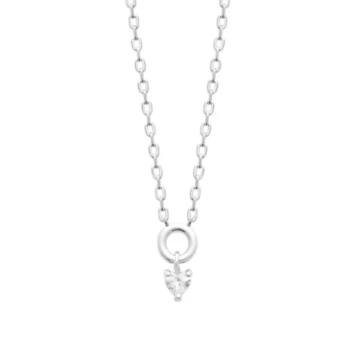Collier femme argent pendentif oxyde de zirconium Maison de la Bijouterie VW3VU345