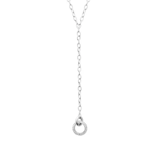 Collier femme argent pendentif anneau Maison de la Bijouterie VW355Z45
