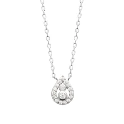 Collier femme argent pendentif goutte Maison de la Bijouterie VW345Z45