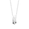 Collier femme argent pendentif oxyde de zirconium Maison de la Bijouterie VW3V4545