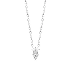 Collier femme argent pendentif oxyde de zirconium Maison de la Bijouterie VW3W6445
