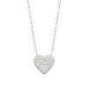 Collier femme argent pendentif cœur oxyde Maison de la Bijouterie VW3W5V45