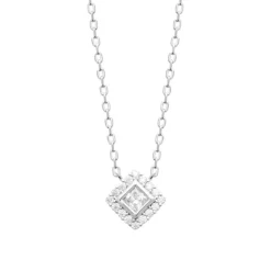 Collier femme argent pendentif oxyde de zirconium Maison de la Bijouterie VW3UV345