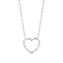 Collier femme argent pendentif cœur fantaisie Maison de la Bijouterie VW3U6Y45