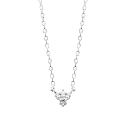 Collier femme argent pendentif oxyde de zirconium Maison de la Bijouterie VW3W6Y45