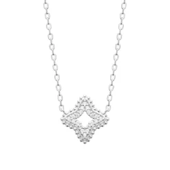 Collier femme argent pendentif étoile oxydes Maison de la Bijouterie VW3VUZ45
