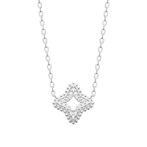 Collier femme argent pendentif étoile oxydes Maison de la Bijouterie VW3VUZ45