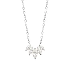 Collier femme argent pendentif de zirconium Maison de la Bijouterie VW3WUU45