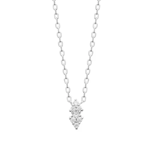 Collier femme argent pendentif oxyde de zirconium Maison de la Bijouterie VW3W6345