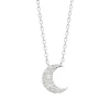 Collier femme argent pendentif croissant de lune Maison de la Bijouterie VW3W5445