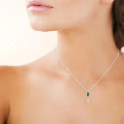 Collier femme argent pendentif fantaisie Maison de la Bijouterie VW3VU545