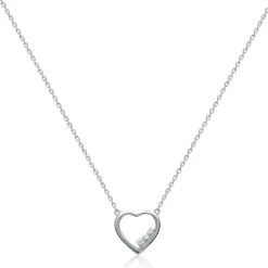 Collier femme argent rhodié - VWZ3Y045