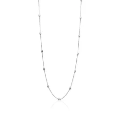 Collier femme argent rhodié - WYZ40Z45