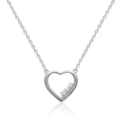 Collier femme argent rhodié - VWZ3Y045