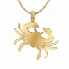 Collier Femme Athème - B2427-CANCER Acier Doré
