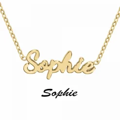 Collier Femme Athème - B2689-DORE-SOPHIE Acier