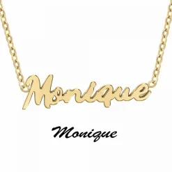 Collier Femme Athème - B2689-DORE-MONIQUE Acier Doré