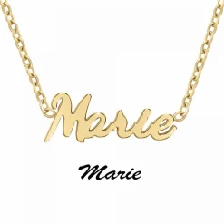Collier Femme Athème - B2689-DORE-MARIE Acier Doré